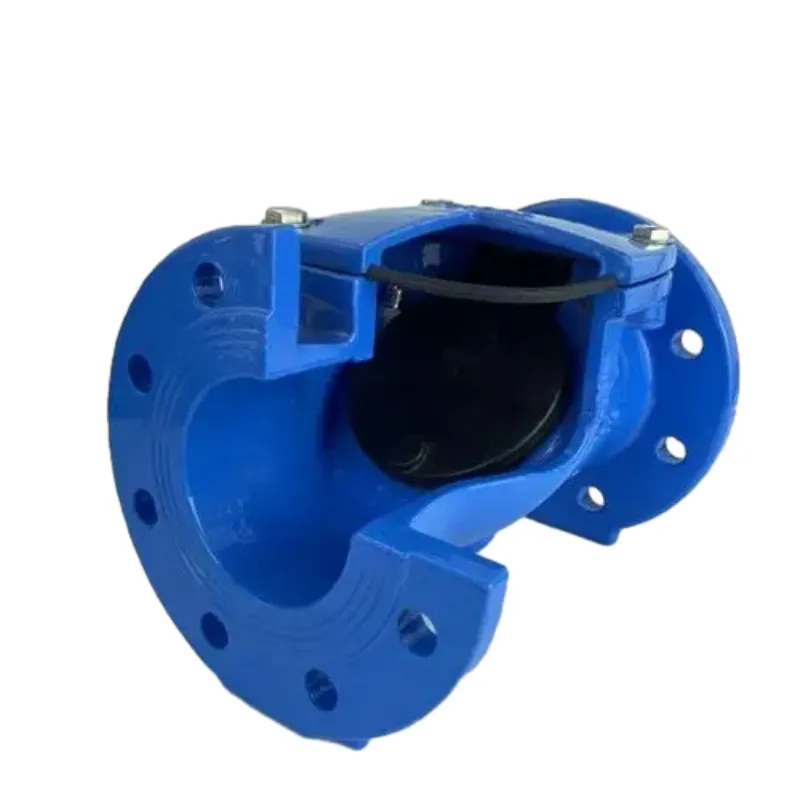 Rubber flap swaai -terugslagklep